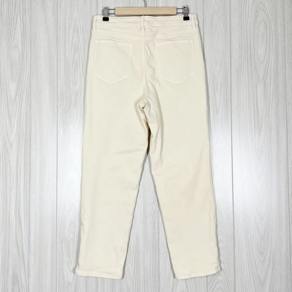 Athleta | Pale Yellow Sculptek Flex Straight Leg Ankle Jean Size 10 - Picture 3 of 11